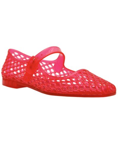 DV Dolce Vita Women's Mulaney Jelly Buckle Mary Jane Flats