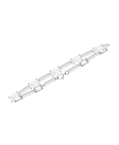 Macy's Amethyst (2.2 ct. t.w.) Bracelet in Sterling Silver (Also Available in Multi-Stones)