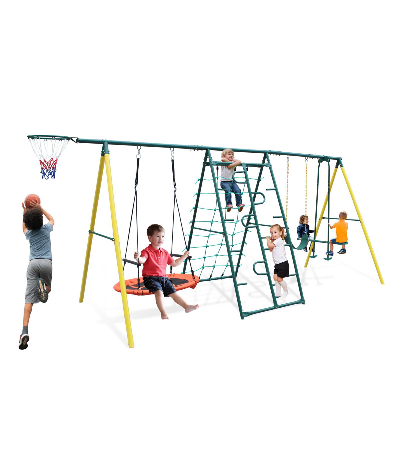 Streamdale Furniture металлическая качели для детей, для использования в помещении и на улице, с ремнями безопасности