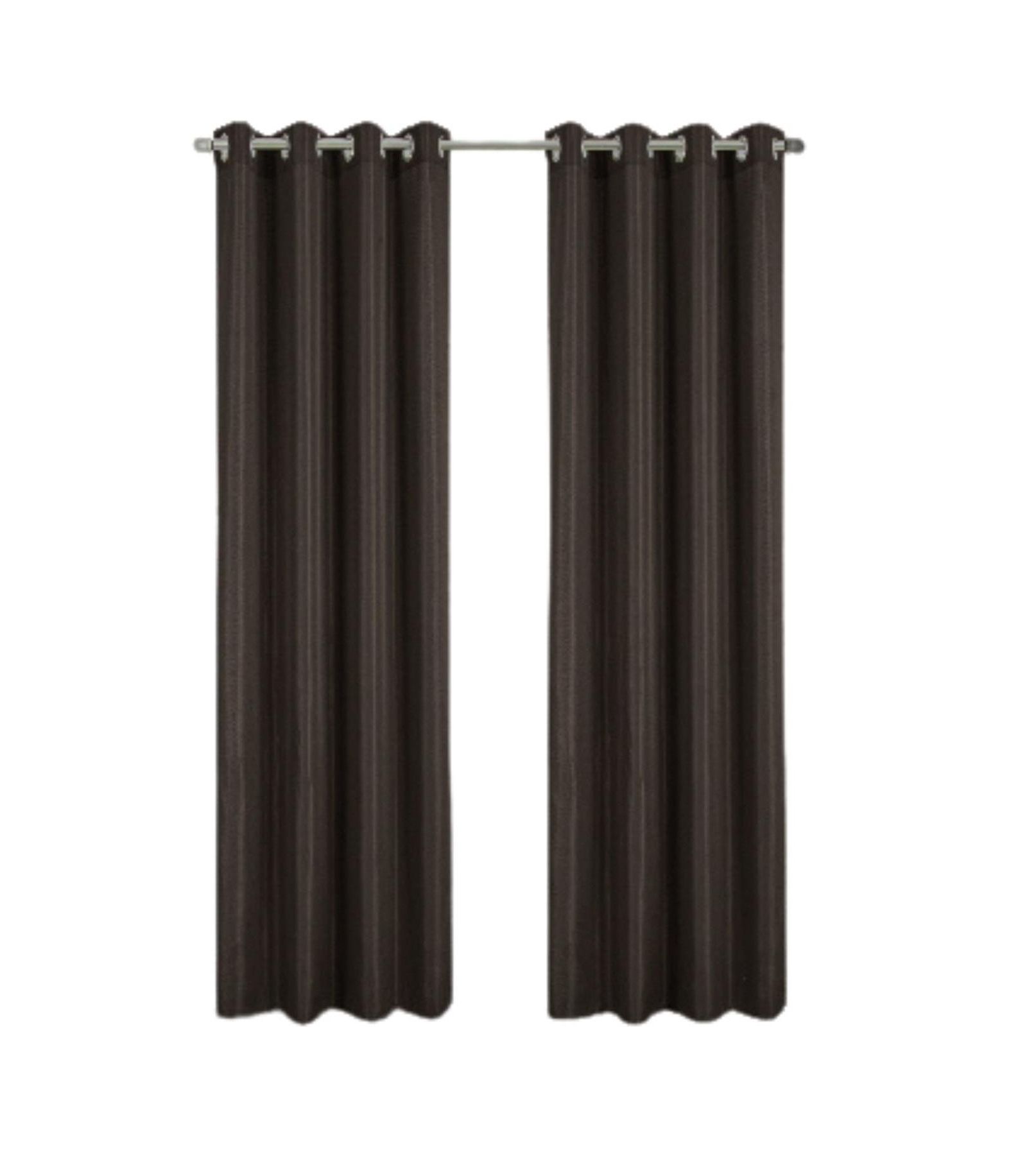RT Designer Collection декоративная портьера Gibson с люверсами, шоколадный цвет, 54" x 90"