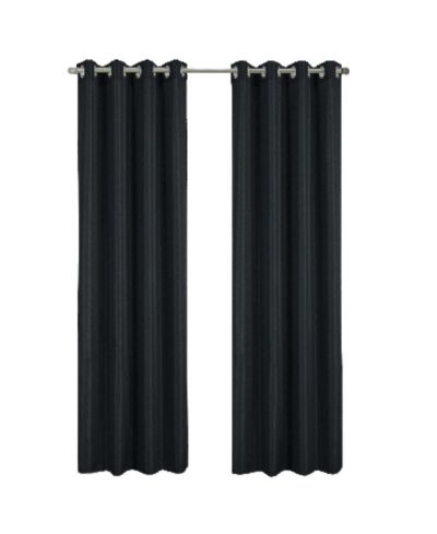 RT Designer Collection декоративная штора Gibson с люверсами, 54" x 90", черная