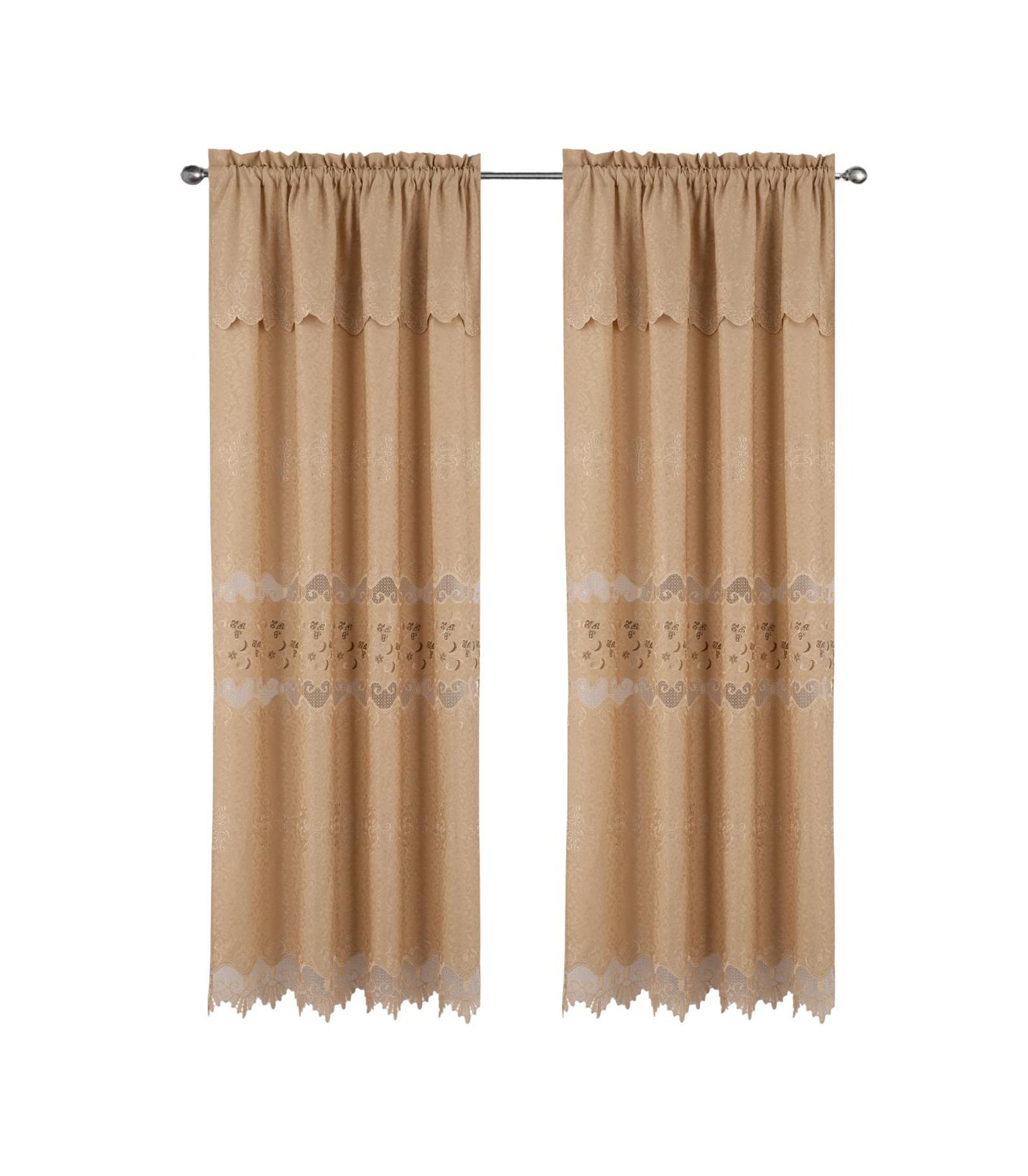 RT Designer Collection Alice макраме декоративная портьера 54" x 84" Gold