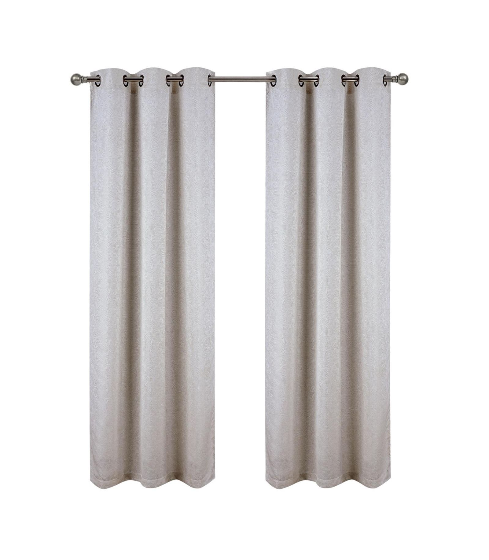 RT Designer Collection Штора RT Designers Collection Wilton Jacquard Grommet 54" x 84" Taupe