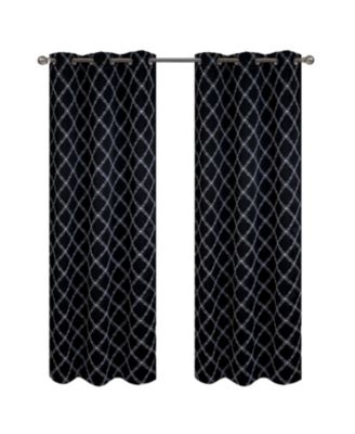 RT Designer Collection декоративная портьерная штора Gable Embroidered Blackout с люверсами