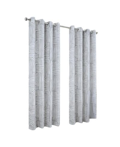 Штора RT Designer Collection Ashton Printed Blackout Luxurious Decorative Grommet Curtain Panel 54" x 84