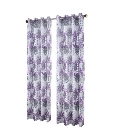 RT Designer Collection декоративная занавеска с фольгированным принтом Fern 54" x 90"