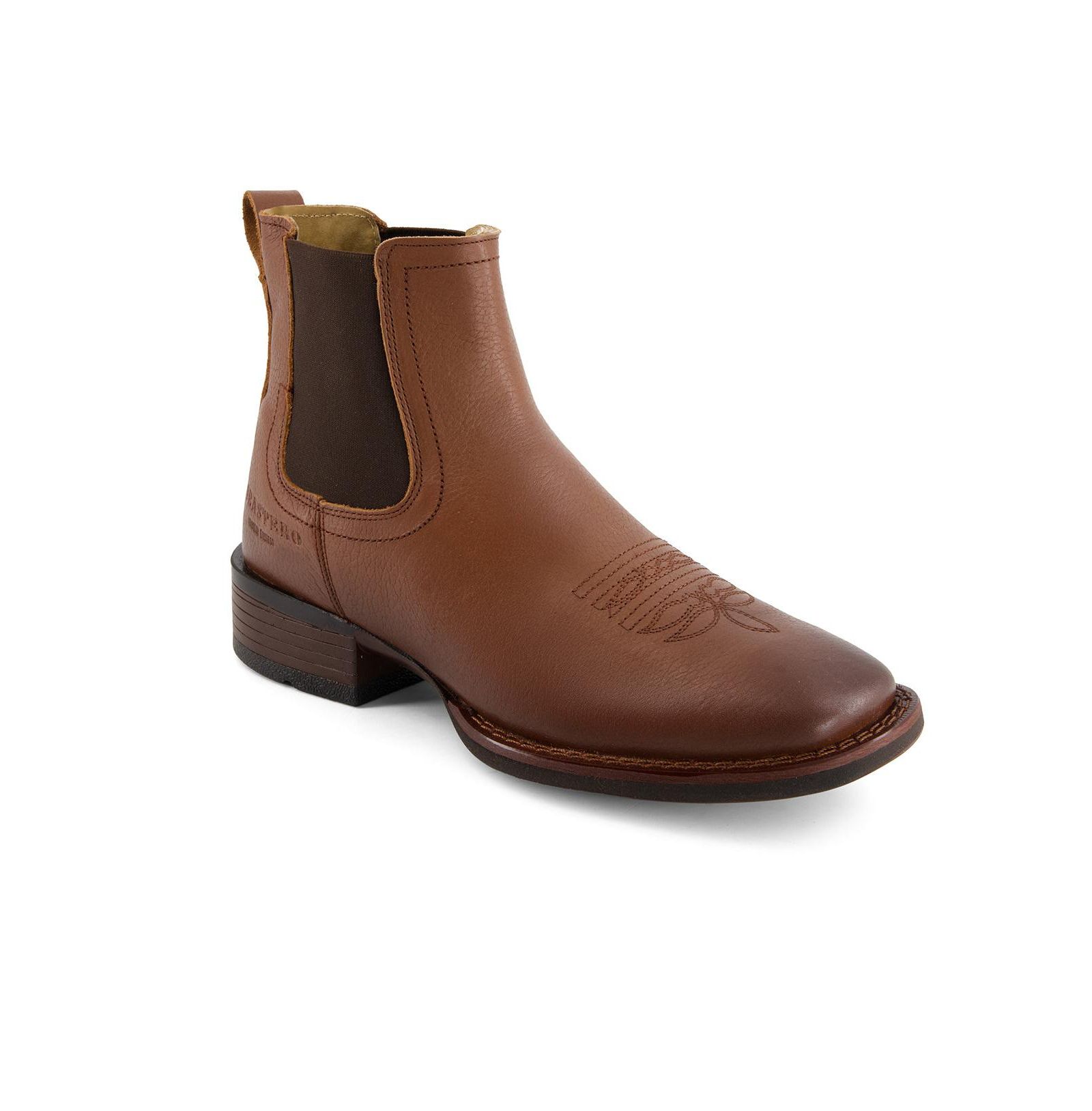 Forastero Men's Genuine Leather Chelsea Boot Western Style with elastic shaft