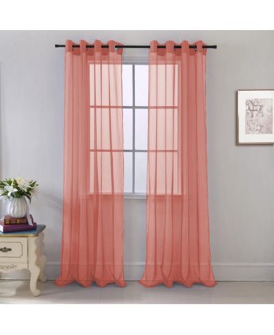 Тюль RT Designers Collection Cara One Sheer 54" x 90
