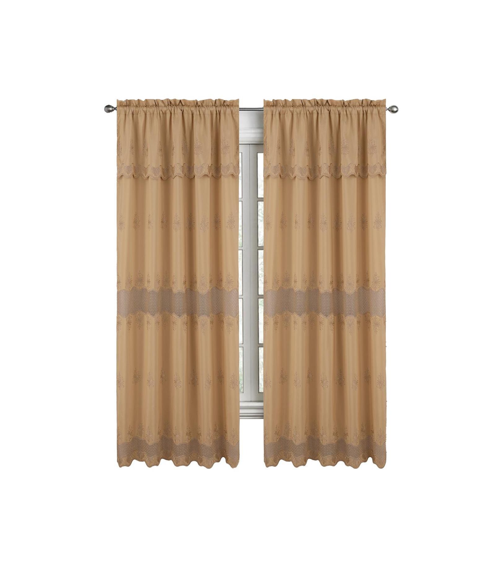 RT Designers Collection панель для шторы Donna Macrame, 54" x 90"
