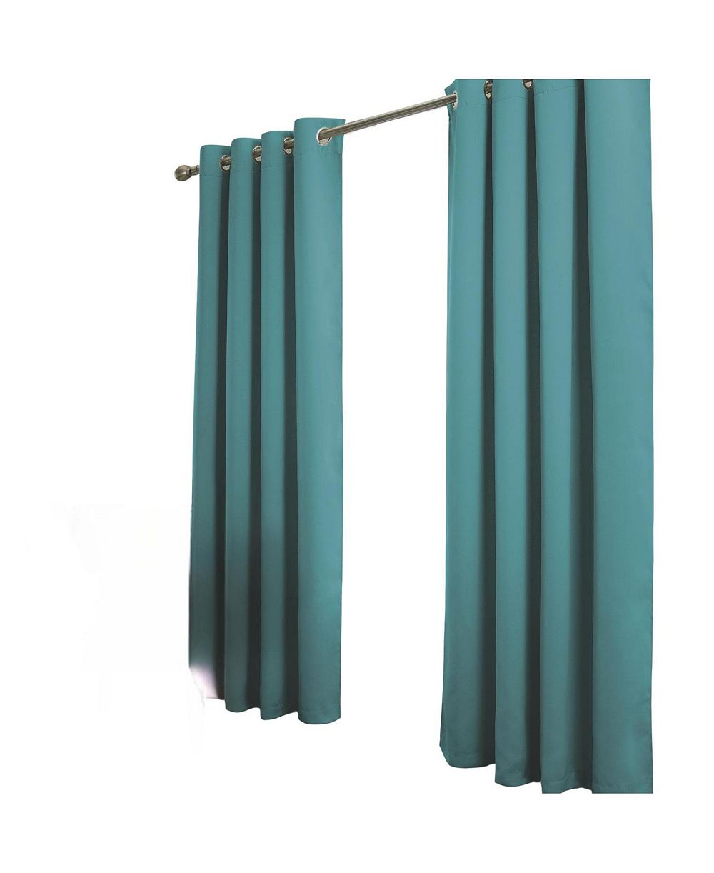 Шторная панель RT Designer Collection Anchorage Blackout с люверсами, современный дизайн 54" x 95"