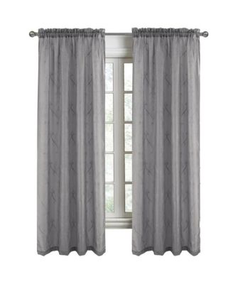 Штора RT Designers Collection Pearl Emb Metallic Doily Rod Pocket Room Darkening 54" x 95"
