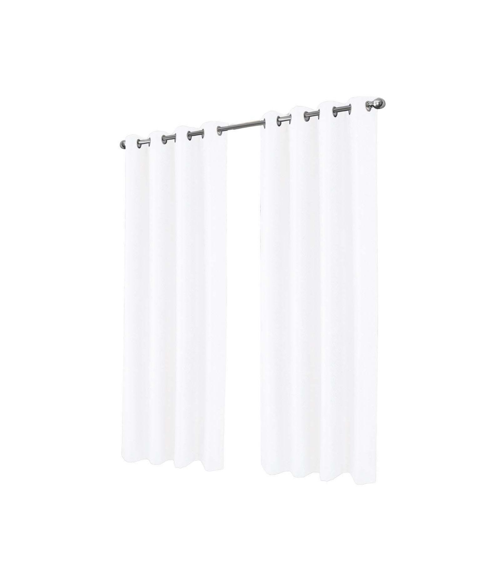 RT Designers Collection Штора Cassi Shimmer Jacquard Grommet 54" x 90" White