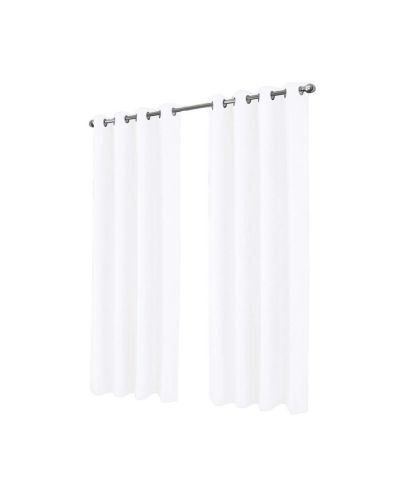 RT Designers Collection Штора Cassi Shimmer Jacquard Grommet 54" x 90" White