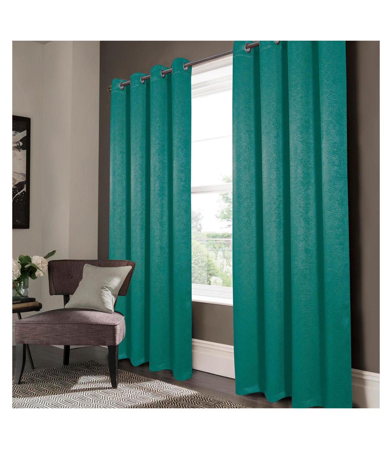 RT Designers Collection RT Designers Nellie Embossed Blackout Grommet Panel - 52x84