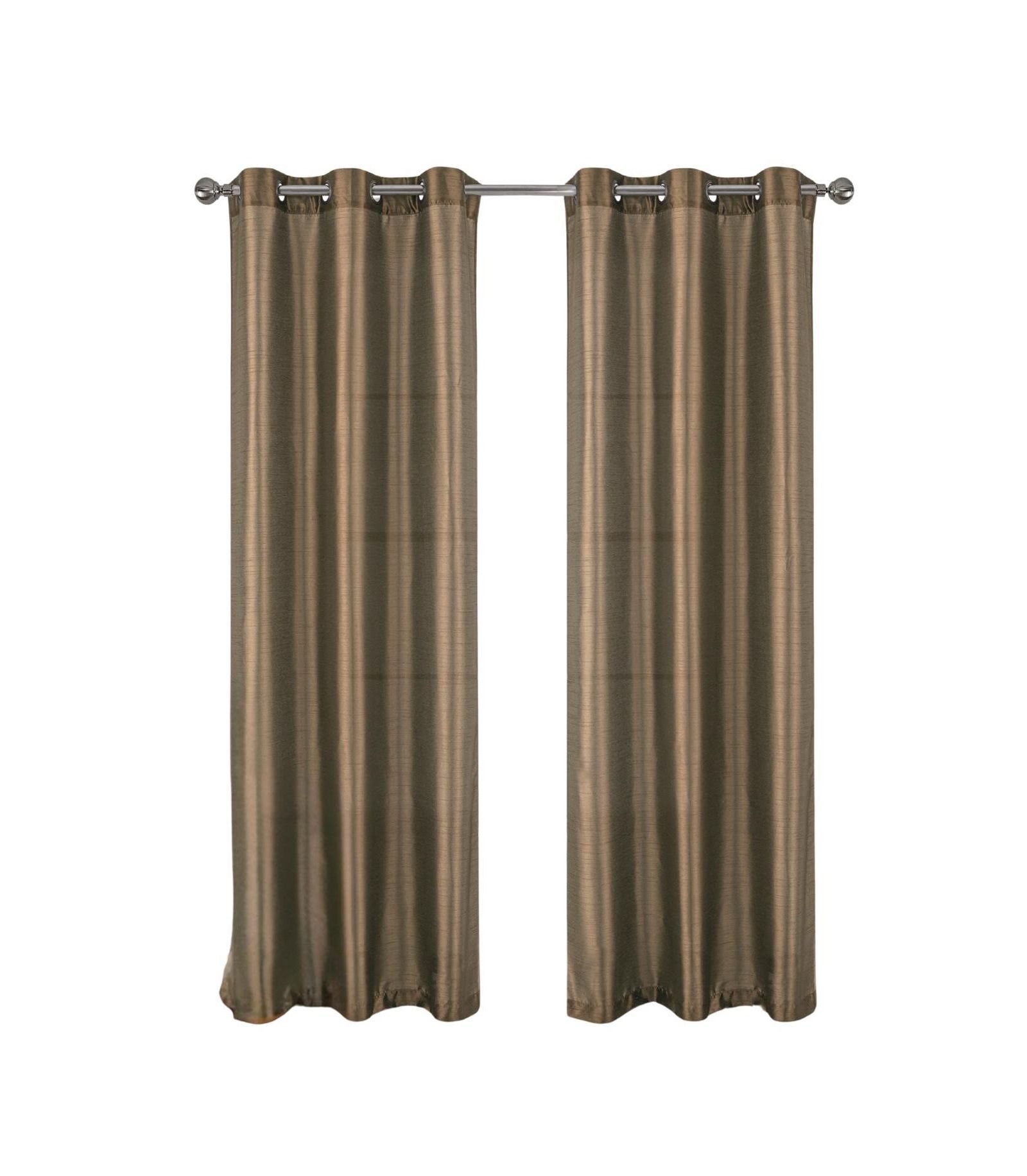 RT Designer Collection Штора Nancy Grommet современная, 54" x 95", цвет Taupe