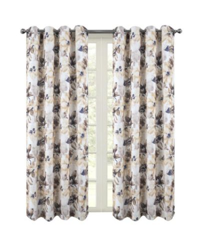 RT Designers Collection Eden Printed Blackout Grommet Window Curtain Panel