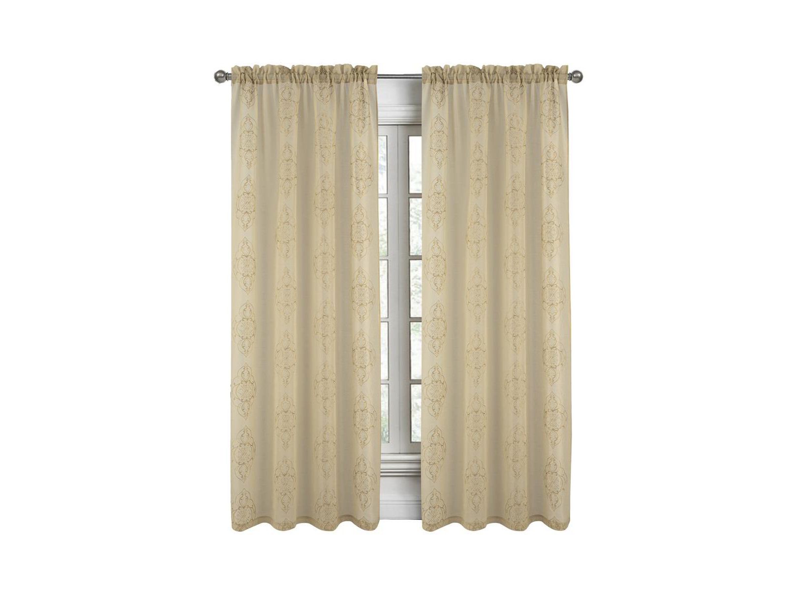 Шторы RT Designers Collection Andrea Emb Metallic Doily Room Darkening