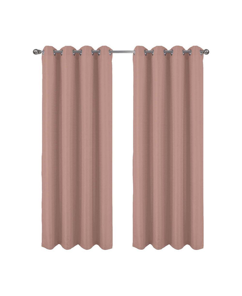 RT Designer Collection Панель штор с люверсами Cindy Textured, 2 штуки, 36" x 84", Taupe