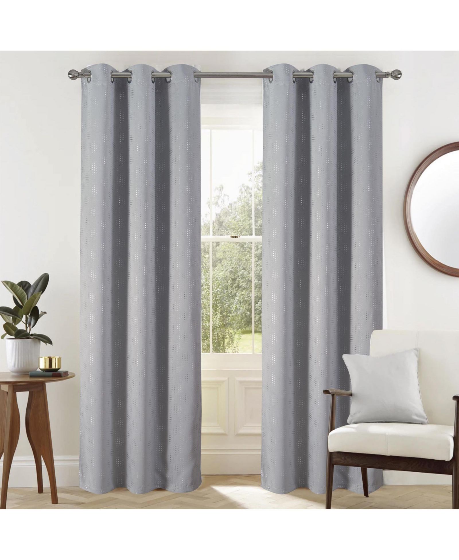 Панель с люверсами RT Designers Collection Gatsby Rubber Blackout Grey