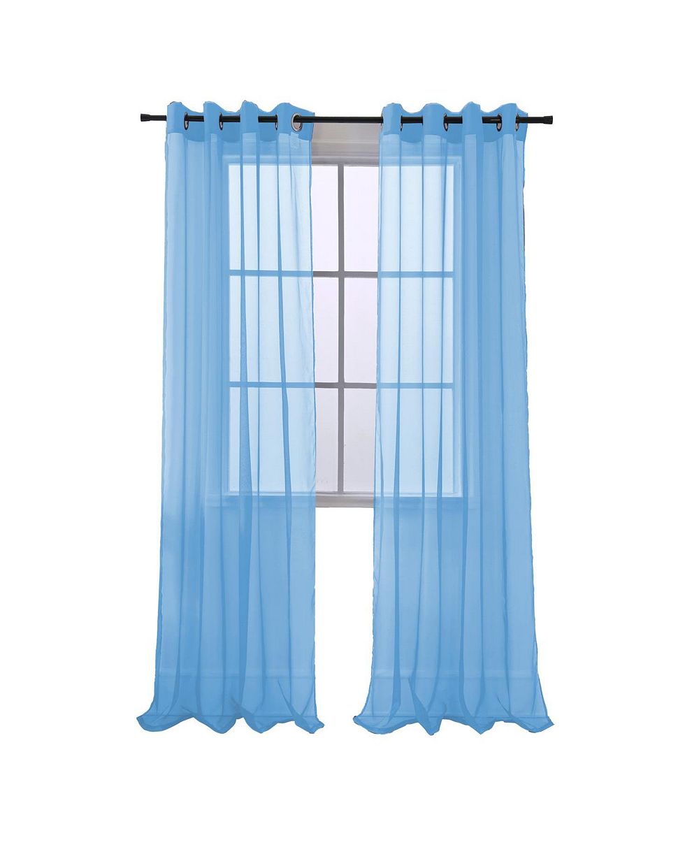 RT Designers Collection штора с люверсами для окон 54" x 84" неоново-синий