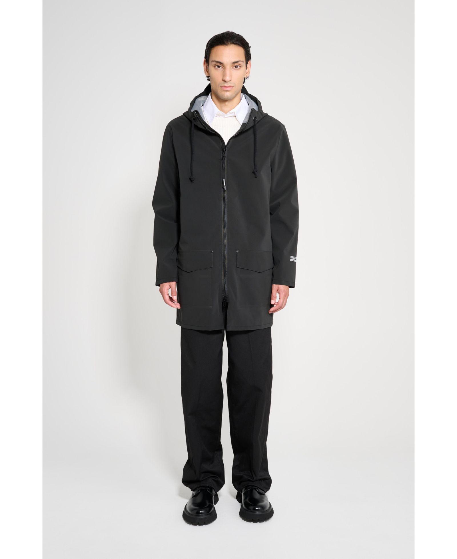 Мужской плащ Stutterheim Stockholm Patch Matte