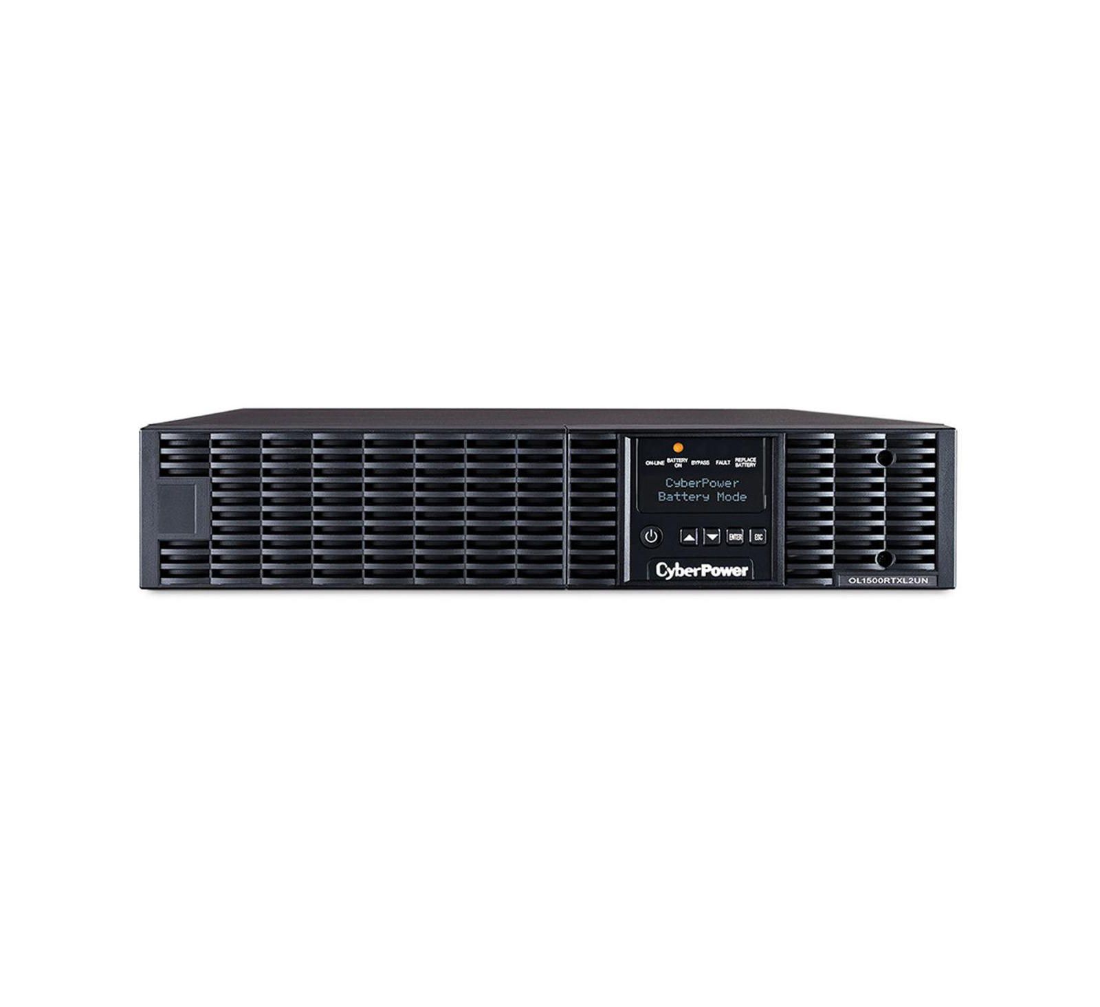 ИБП CyberPower OL1500RTXL2UN 1500VA/1350W Smart App Online Rack/Tower, 8x NEMA 5-15R