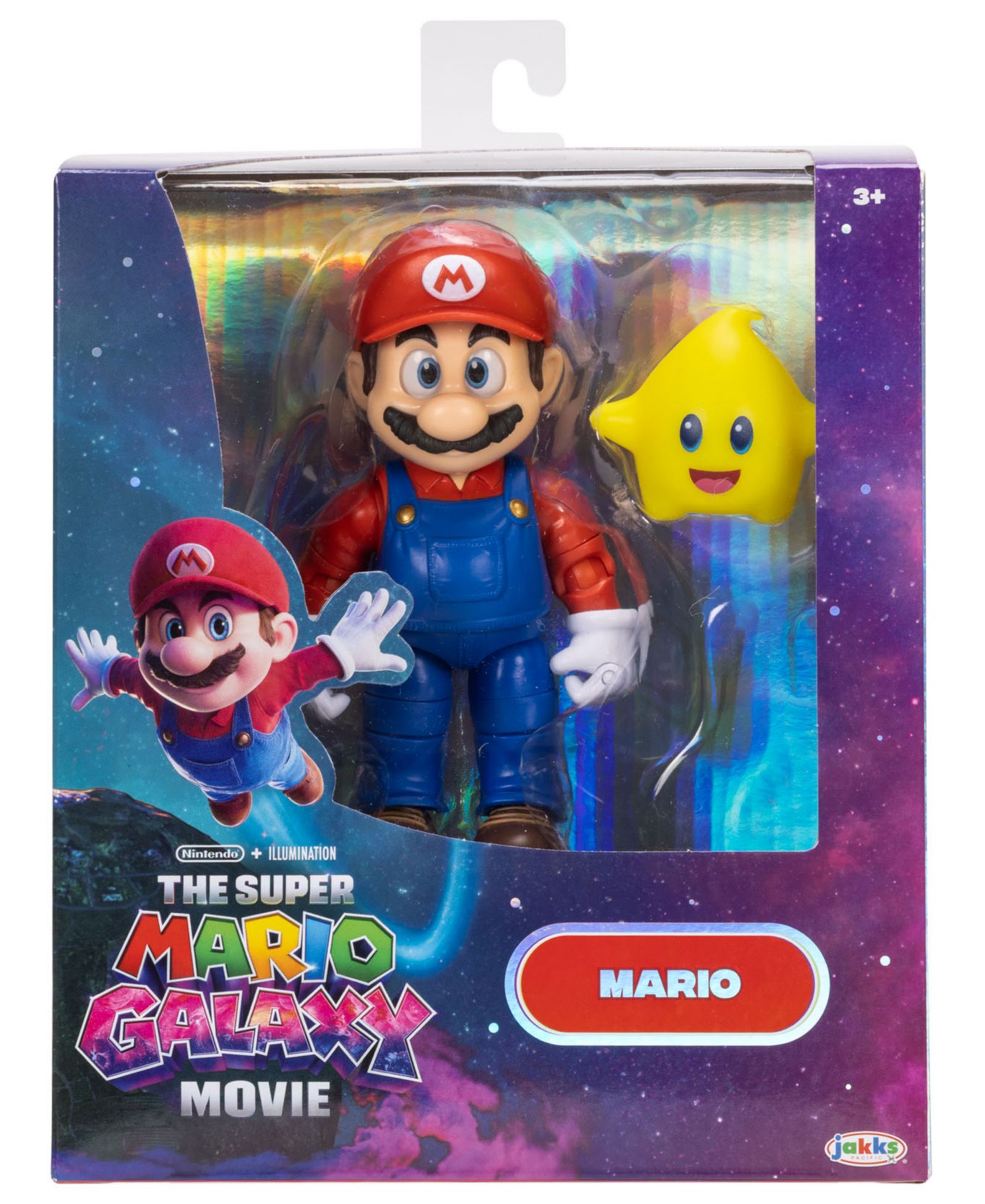 Набор фигурок SUPER MARIO Galaxy Movie Mario 5" Action Figure Set