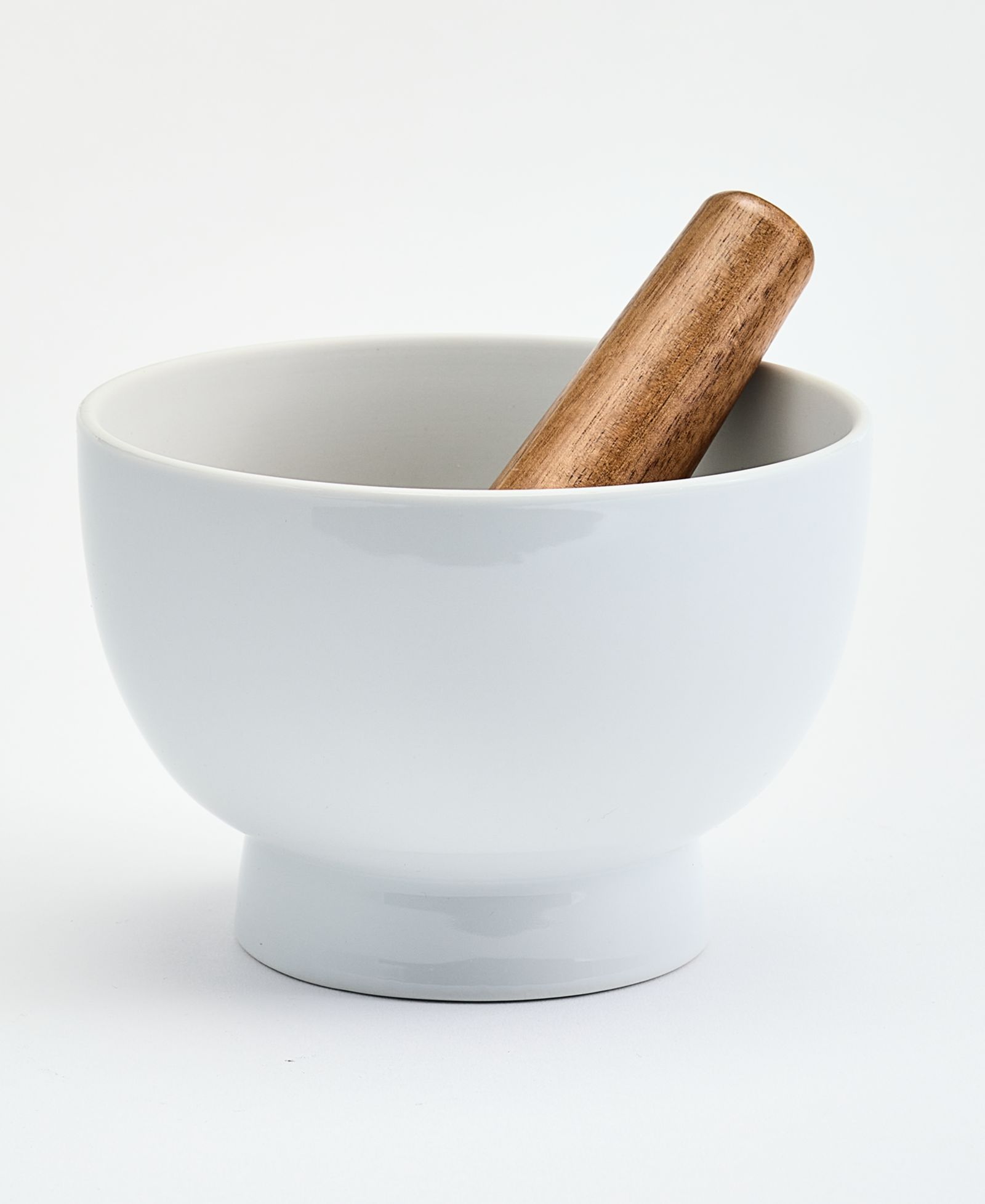 The Cellar Mortar and Pestle Set, керамический набор ступка и пестик Matte Ceramic