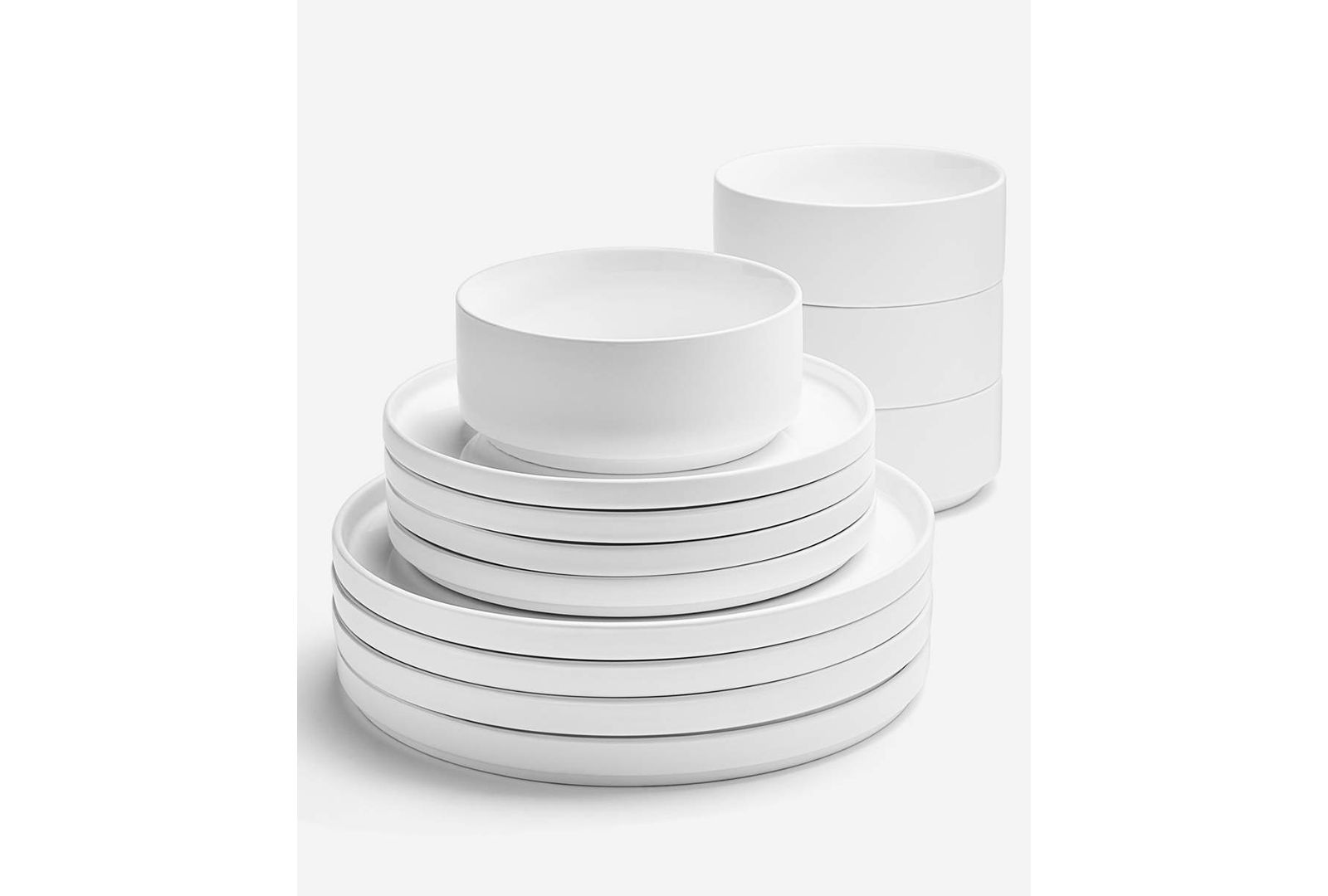 Набор обеденной посуды The Cellar Morgan Matte Stackable, 12 шт., на 4 персоны