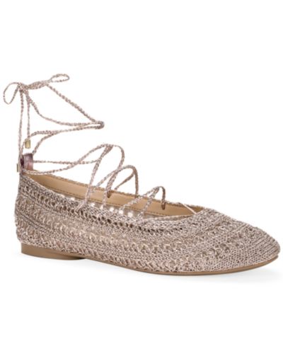 On 34th Женский Kassiani Lace-Up Round Toe Flats