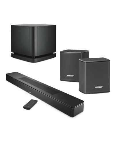 Саундбар Bose Smart Soundbar 600, черный комплект с беспроводными акустическими системами и Bass Module 500