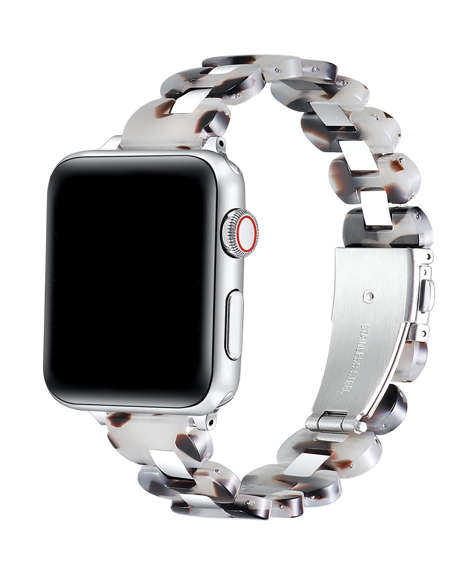 Женский браслет Posh Tech Aria Scalloped Resin Stainless Steel для Apple Watch