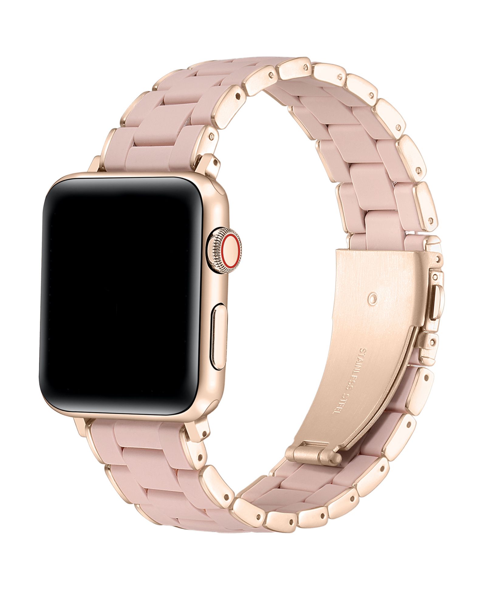 Posh Tech Orla Silicone Metal Band for Apple Watch