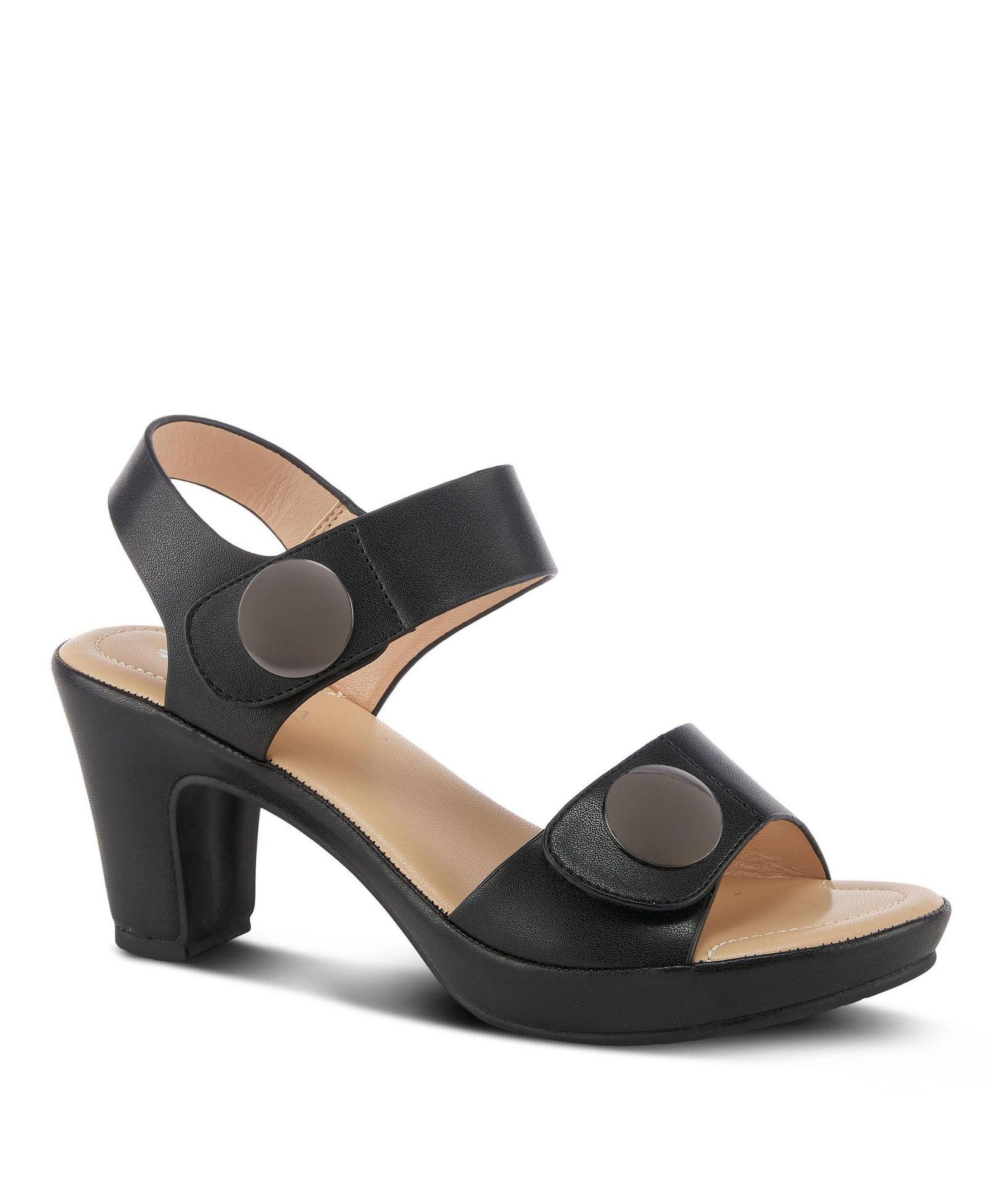 Женские платформы Patrizia Women's Dade Metallic с пуговицами