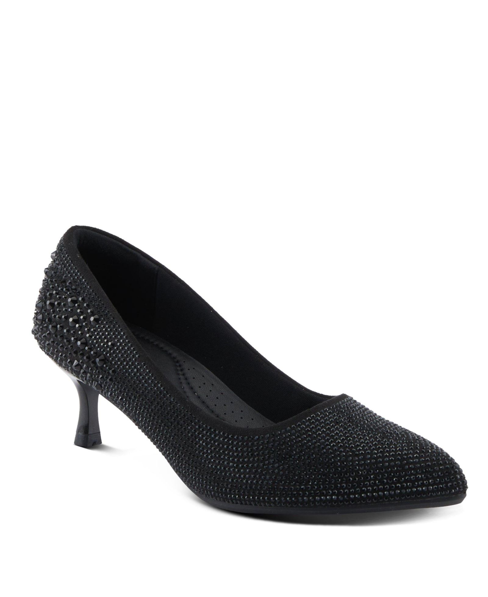 Patrizia Women's Tyanna Jeweled Kitten Heel Pump with Crystals
