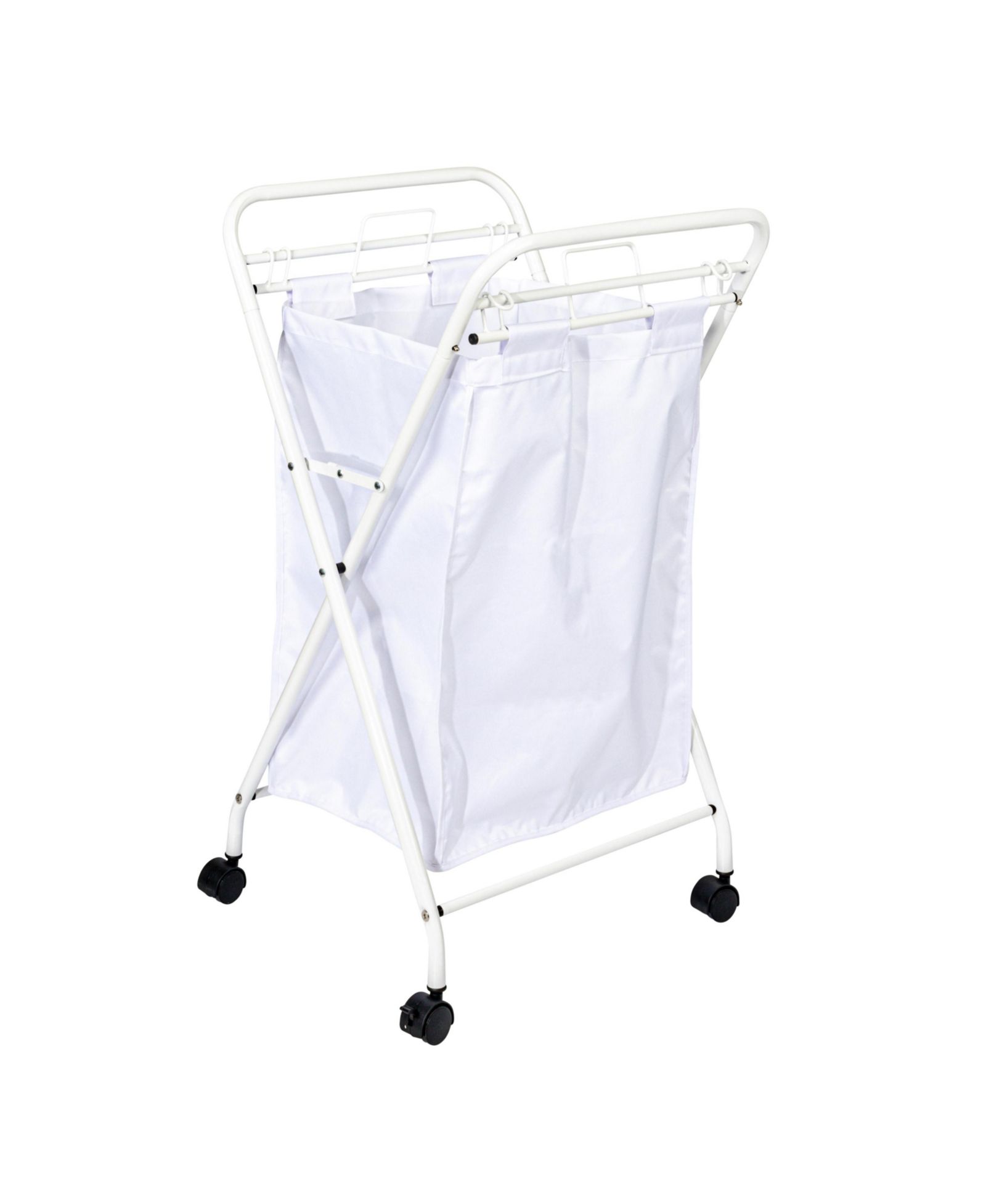 Корзина для белья Household Essentials Rolling Laundry Hamper