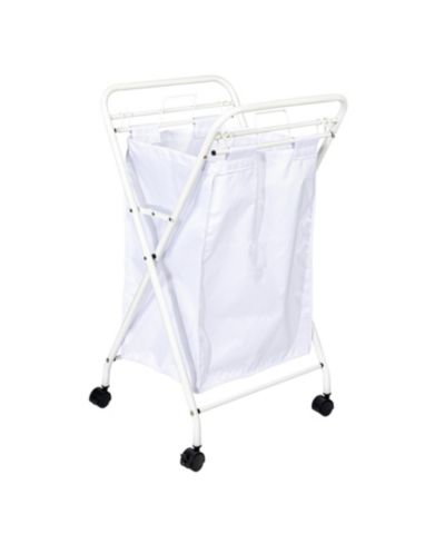 Корзина для белья Household Essentials Rolling Laundry Hamper