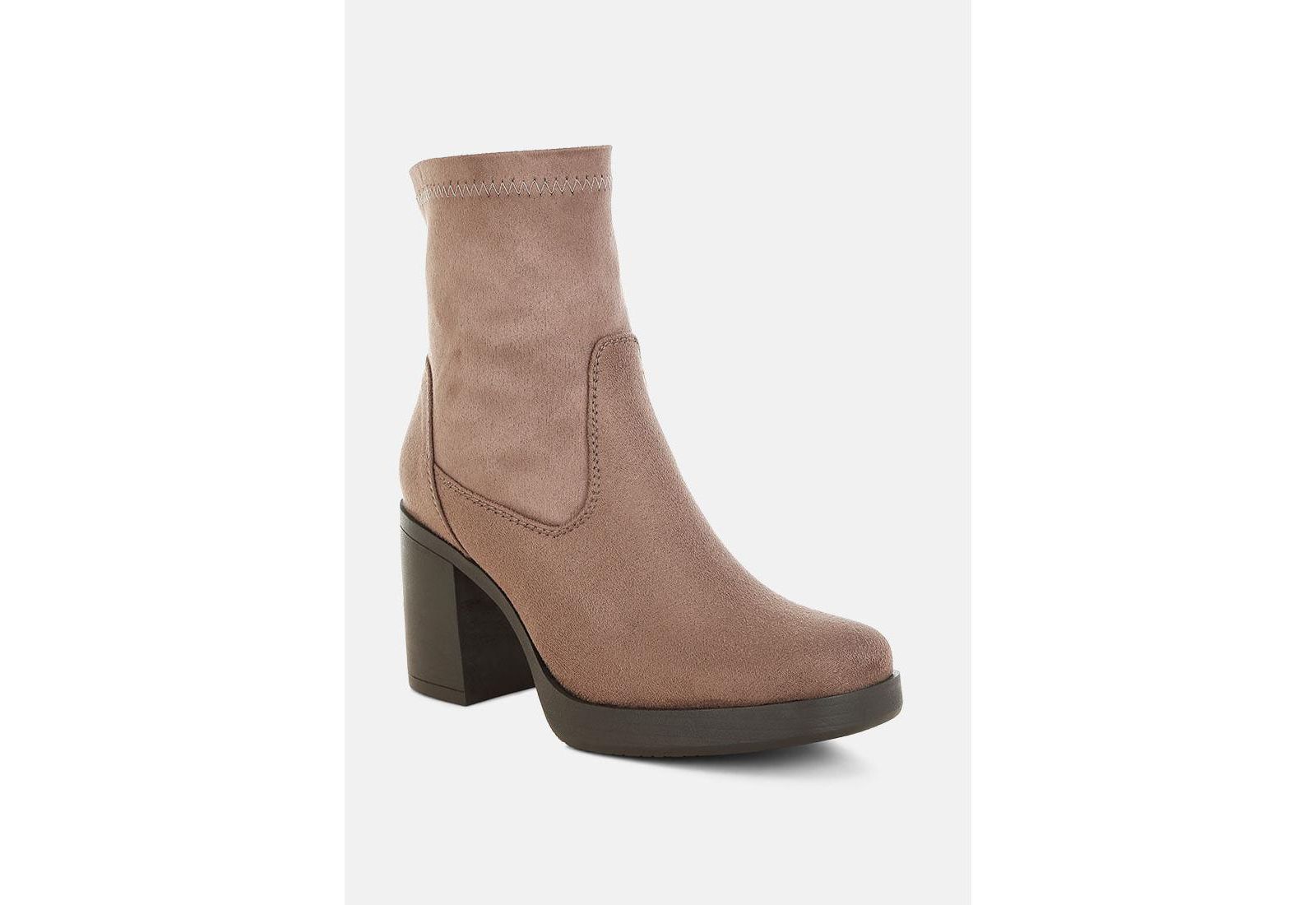London Rag Women's Enito Microfiber Sock Boots