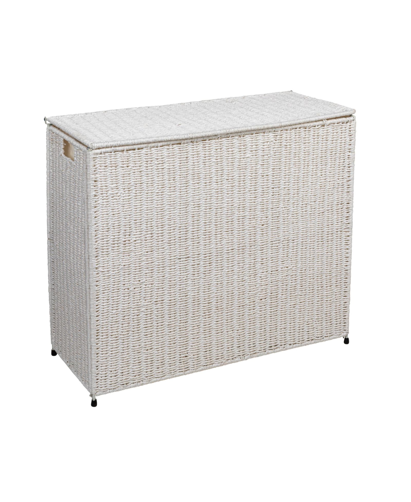 Household Essentials 3 Compartment Wicker Laundry Sorter