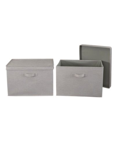 Широкий короб для хранения Household Essentials с крышкой