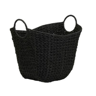 Household Essentials Paper Rope Basket with Handles