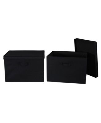 Household Essentials Square Storage Box With Lid