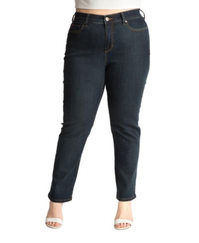 Женские джинсы SLINK Jeans Denim High Rise Straight - Isabella Jean