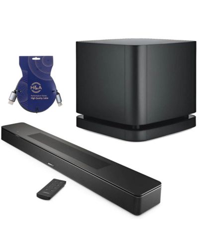 Bose Smart Soundbar 600 with Bass Module 500 + 2 Soundbar Mounts