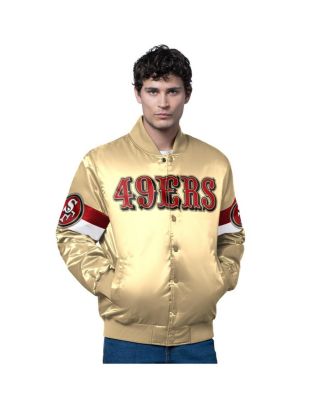 Мужская университетская куртка Starter Gold San Francisco 49ers