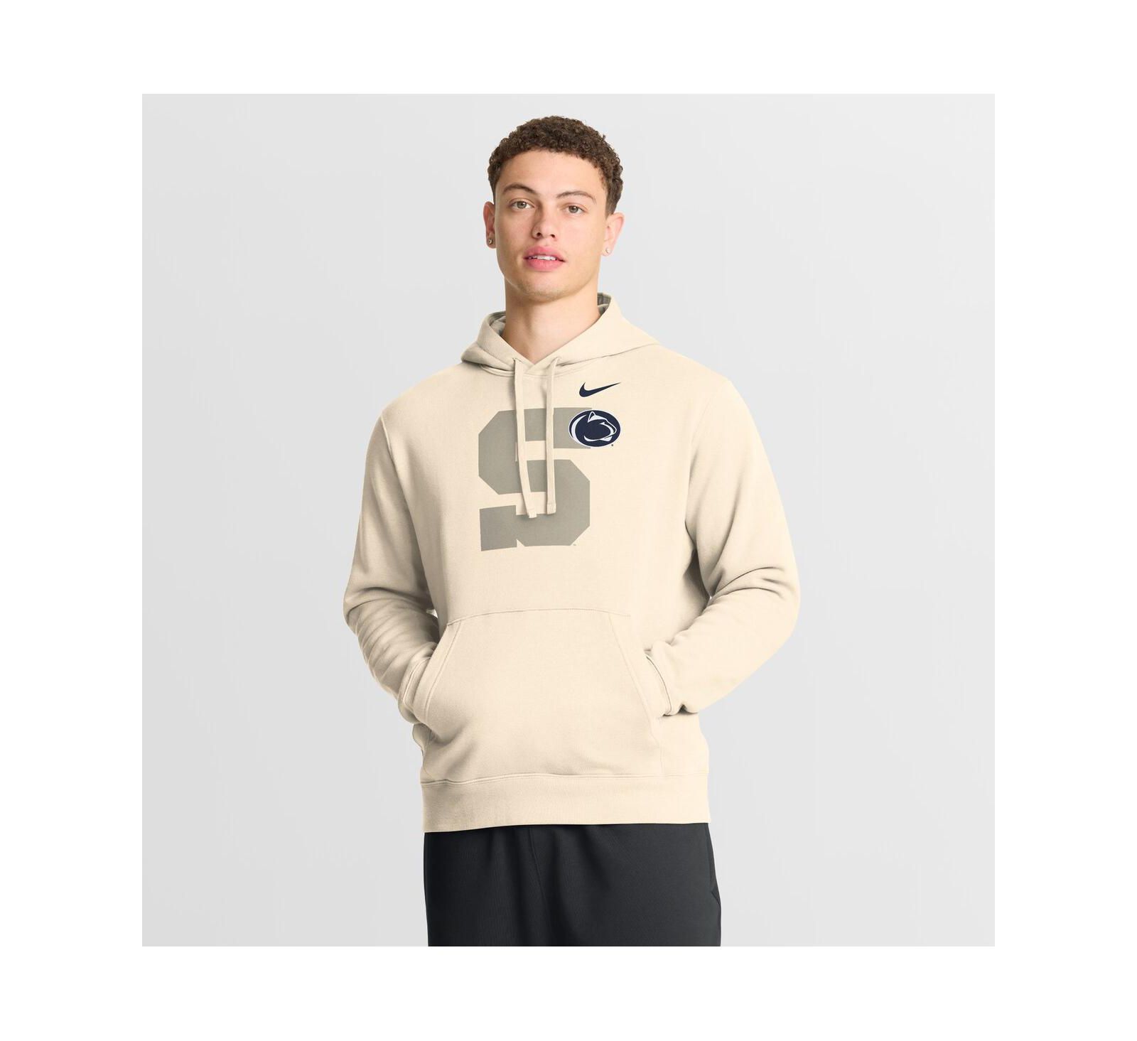 Мужская толстовка Nike Cream Penn State Nittany Lions Campus Shadow Hoodie