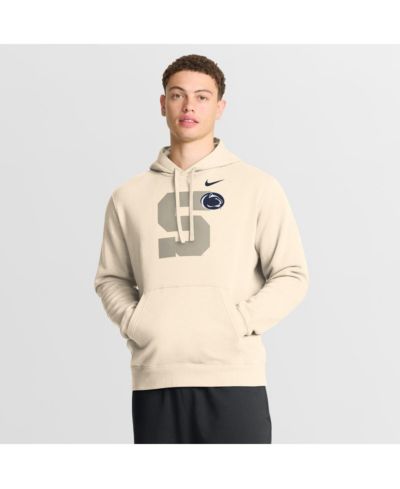 Nike Men's Cream Penn State Nittany Lions Campus Shadow Hoodie