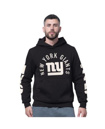 Мужское флисовое худи Starter Black New York Giants Handoff