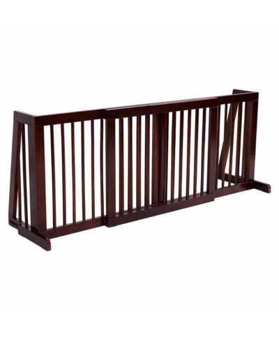 Деревянный вольер Gymax для собак, складной, 3 панели