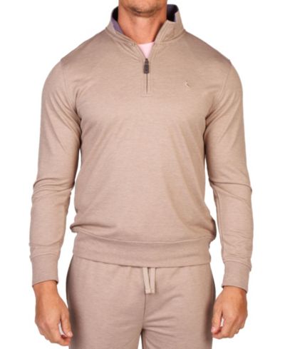Tailorbyrd Мужской джемпер с молнией Quarter Zip Fine French Terry